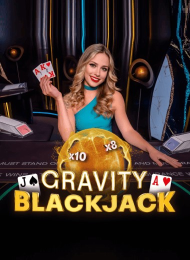 Gravity Blackjack slot visual from ICONIC21 available on 5gringo.com